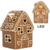 Clayre & Eef 6CE2329 Decoratie Huis met LED 8x6x11 cm