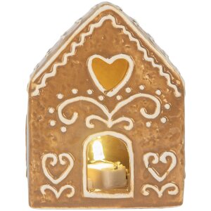 Clayre & Eef 6CE2330 Decoratiehuis met LED 8x6x10 cm
