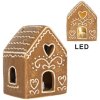 Clayre & Eef 6CE2330 Decoratiehuis met LED 8x6x10 cm