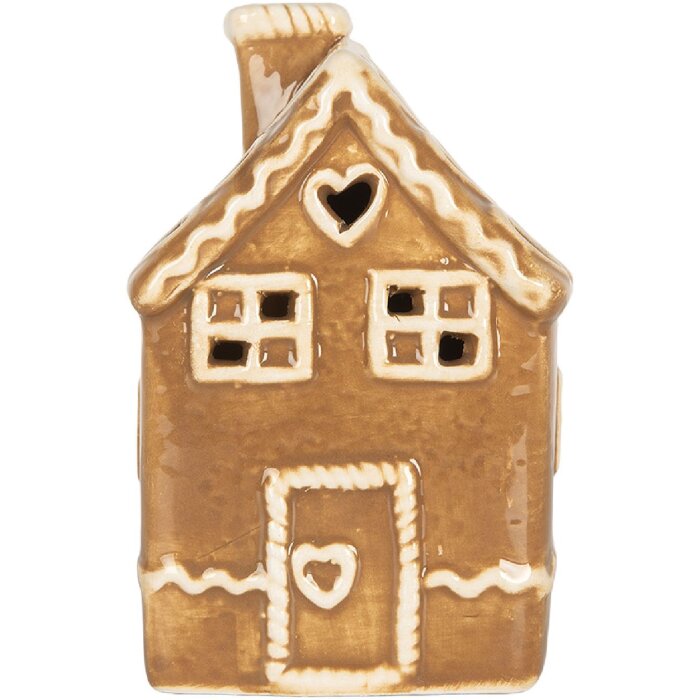 Clayre & Eef 6CE2331 Decoratiehuis met LED 7x7x11 cm