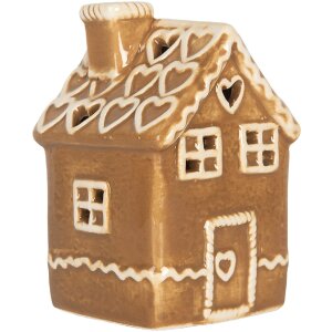 Clayre & Eef 6CE2331 Decoratiehuis met LED 7x7x11 cm
