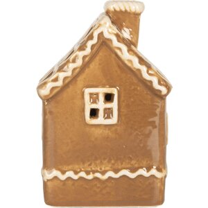 Clayre & Eef 6CE2331 Decoratiehuis met LED 7x7x11 cm