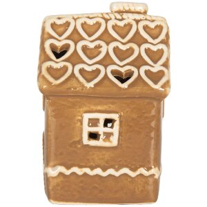 Clayre & Eef 6CE2331 Decoratiehuis met LED 7x7x11 cm