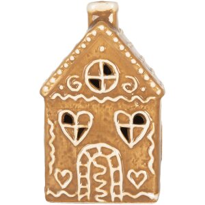 Clayre & Eef 6CE2332 Decoratie Huis met LED 7x6x12 cm