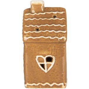 Clayre & Eef 6CE2332 Decoratie Huis met LED 7x6x12 cm