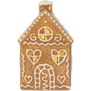 Clayre & Eef 6CE2332 Decoratie Huis met LED 7x6x12 cm