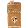 Clayre & Eef 6CE2332 Decoratie Huis met LED 7x6x12 cm