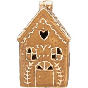 Clayre & Eef 6CE2333 Decoratie Huis met LED 7x6x12 cm