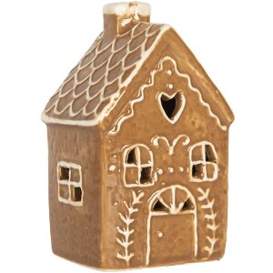 Clayre & Eef 6CE2333 Decoratie Huis met LED 7x6x12 cm