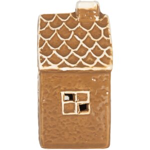 Clayre & Eef 6CE2333 Decoratie Huis met LED 7x6x12 cm