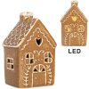 Clayre & Eef 6CE2333 Decoratie Huis met LED 7x6x12 cm