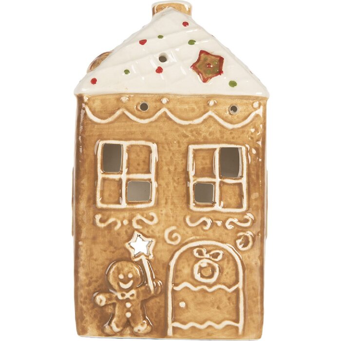 Clayre & Eef Kandelaar Huis 9x7x16 cm