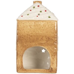 Clayre & Eef Kandelaar Huis 9x7x16 cm