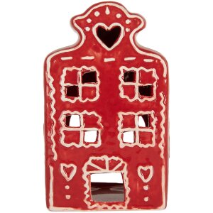 Clayre & Eef 6CE2336 Kandelaar Huis 8x7x13 cm
