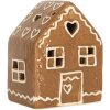 Clayre & Eef 6CE2337 Decoratiehuis met LED 8x6x10 cm