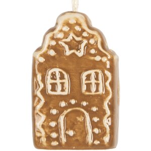 Clayre & Eef 6CE2338 Decoratie Hanger Huis 4x4x6 cm...