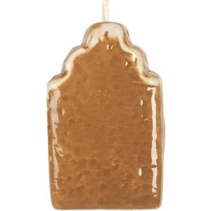 Clayre & Eef 6CE2338 Decoratie Hanger Huis 4x4x6 cm Keramiek