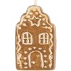 Clayre & Eef 6CE2338 Decoratie Hanger Huis 4x4x6 cm Keramiek
