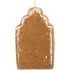 Clayre & Eef 6CE2338 Decoratie Hanger Huis 4x4x6 cm Keramiek