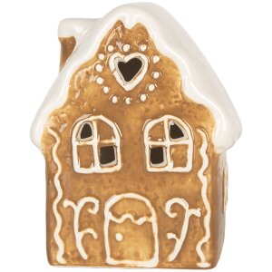 Clayre & Eef 6CE2339 Decoratiehuis met LED 8x6x11 cm
