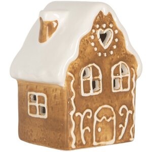 Clayre & Eef 6CE2339 Decoratiehuis met LED 8x6x11 cm