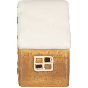 Clayre & Eef 6CE2339 Decoratiehuis met LED 8x6x11 cm