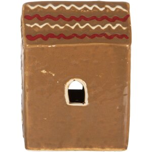 Clayre & Eef 6CE2340 Decoratiehuis met LED 7x6x9 cm