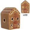 Clayre & Eef 6CE2340 Decoratiehuis met LED 7x6x9 cm