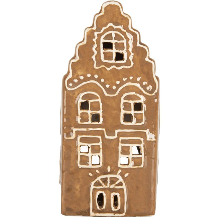 Clayre & Eef 6CE2341 Kandelaar Huis 8x7x16 cm