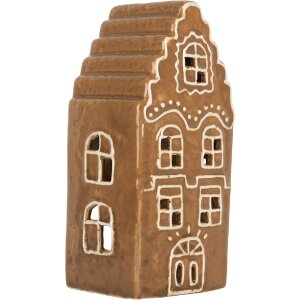 Clayre & Eef 6CE2341 Kandelaar Huis 8x7x16 cm
