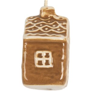 Clayre & Eef 6CE2342 Decoratiehanger Huis 4x4x7 cm