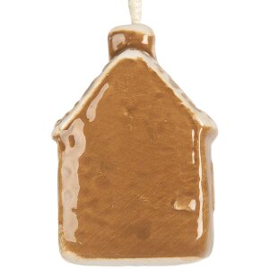 Clayre & Eef 6CE2342 Decoratiehanger Huis 4x4x7 cm