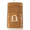 Clayre & Eef 6CE2343 Decoratie Hanger Huis 4x4x6 cm Bruin en Wit