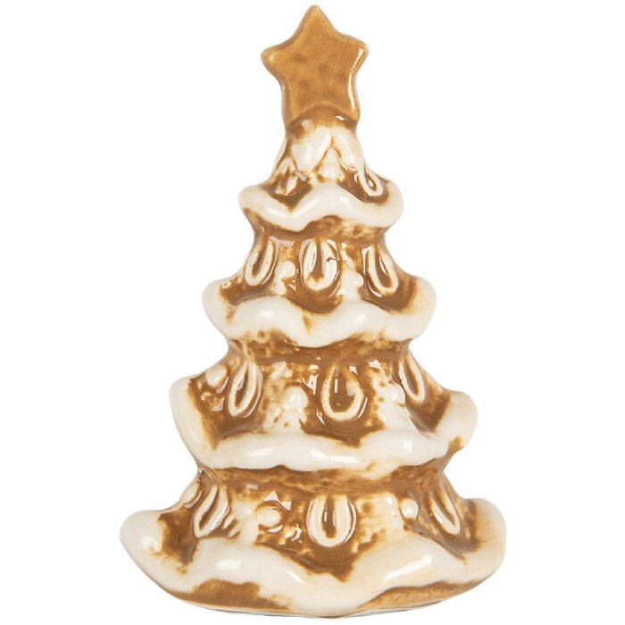Clayre & Eef 6CE2347 Decoratie Kerstboom 6x5x9 cm