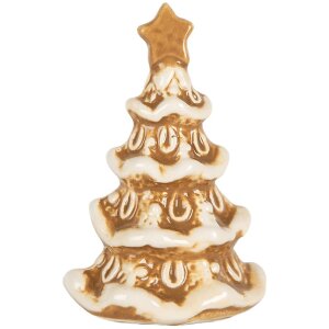 Clayre & Eef 6CE2347 Decoratie Kerstboom 6x5x9 cm