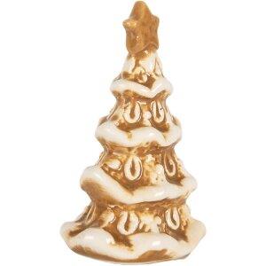 Clayre & Eef 6CE2347 Decoratie Kerstboom 6x5x9 cm