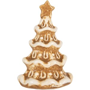 Clayre & Eef 6CE2347 Decoratie Kerstboom 6x5x9 cm