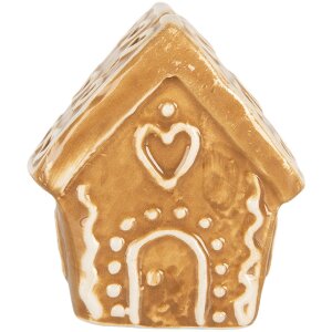 Clayre & Eef Kaarthouder Huis 5x4x6 cm
