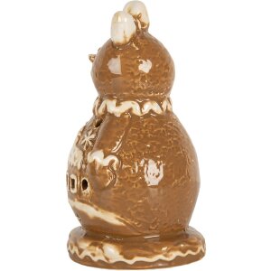 Clayre & Eef 6CE2354 Decoratie Sneeuwman 9x7x13 cm