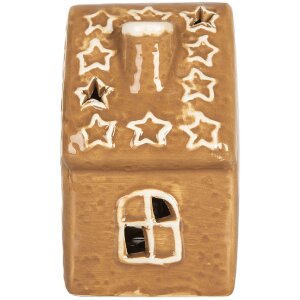 Clayre & Eef 6CE2355 Decoratie Huis met LED 8x6x11 cm