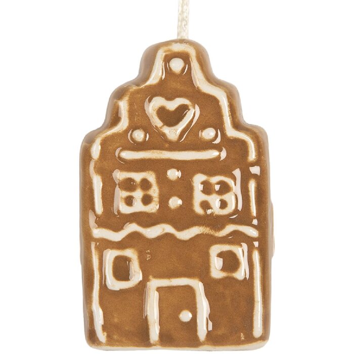Clayre & Eef 6CE2356 Decoratiehanger Huis 4x4x6 cm