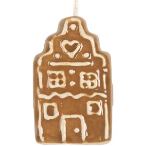 Clayre & Eef 6CE2356 Decoratiehanger Huis 4x4x6 cm