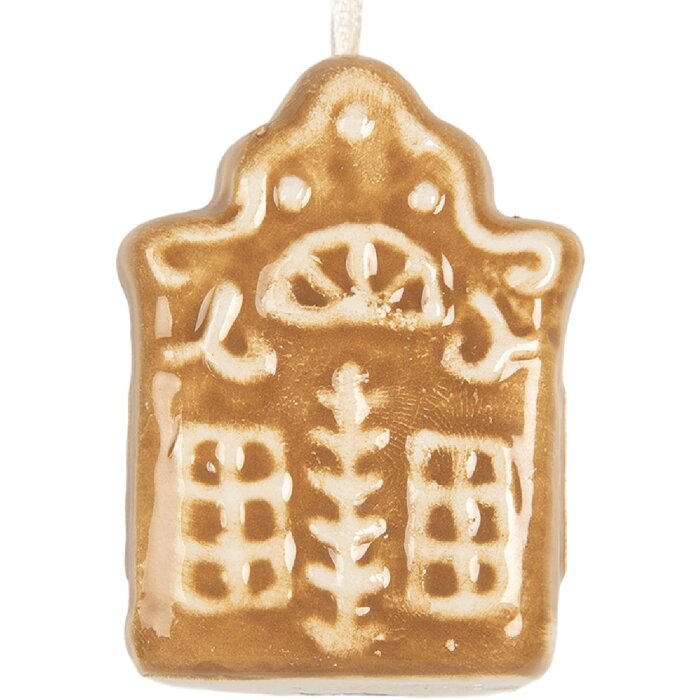 Clayre & Eef 6CE2358 Decoratie Hanger Huis 4x4x5 cm