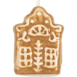 Clayre & Eef 6CE2358 Decoratie Hanger Huis 4x4x5 cm