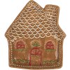 Clayre & Eef 6CE2360 Kleine Schotel 20x18x3 cm Bruin-Wit