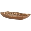 Clayre & Eef 6CE2360 Kleine Schotel 20x18x3 cm Bruin-Wit