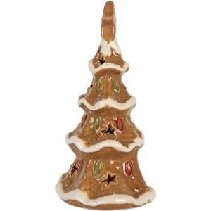 Clayre & Eef 6CE2362 Kandelaar Kerstboom 11x8x17 cm