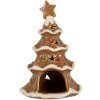 Clayre & Eef 6CE2362 Kandelaar Kerstboom 11x8x17 cm