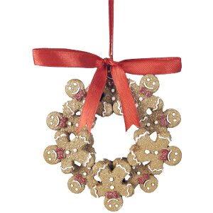 Clayre & Eef 6PR5414 Decoratiehanger Pepermannetje 10x2x10 cm