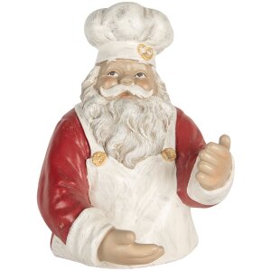Clayre & Eef 6PR5750 Flessenhouder Kerstman 25x25x35 cm